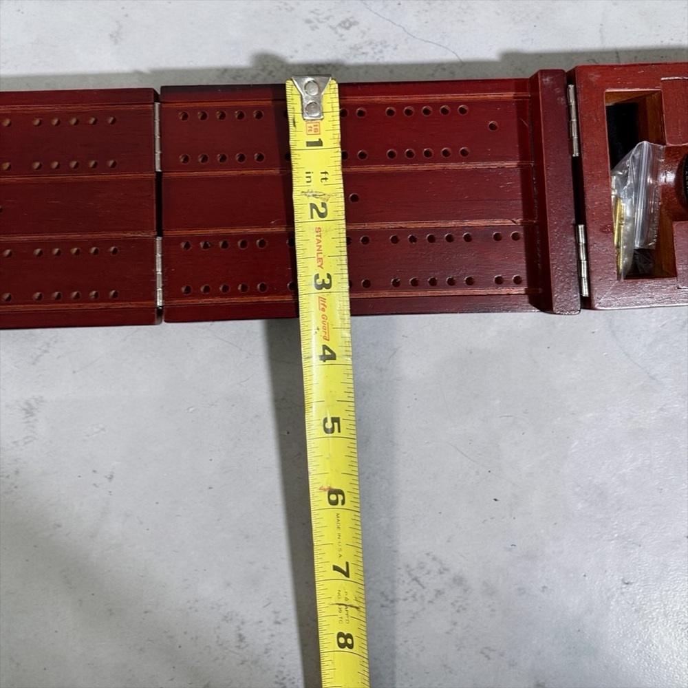 FRONT PORCH CLASSICS KNOB & HEEL TRAVEL CRIBBAGE GAME - Picture 3 of 14